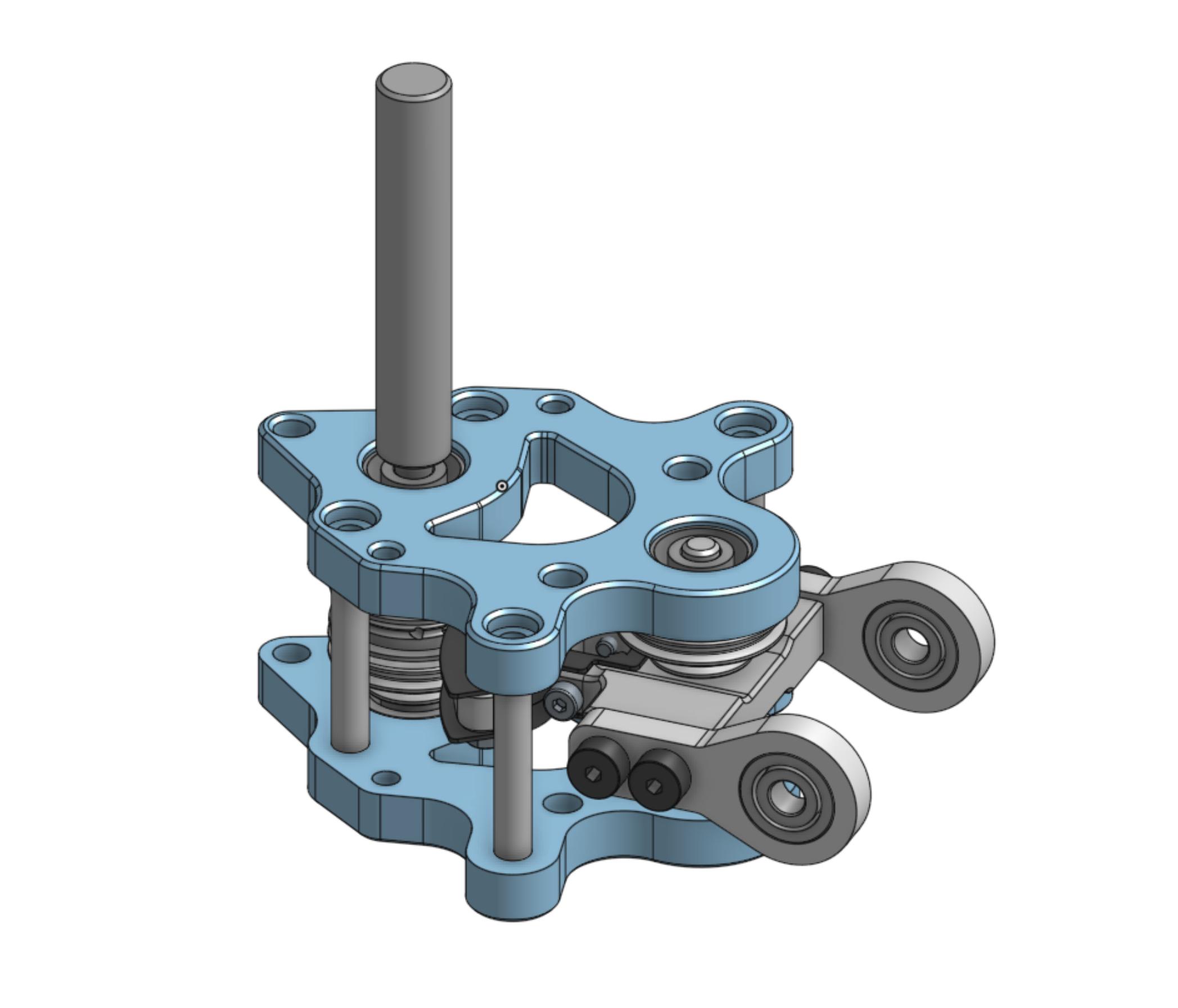 CAD of the capstan drive