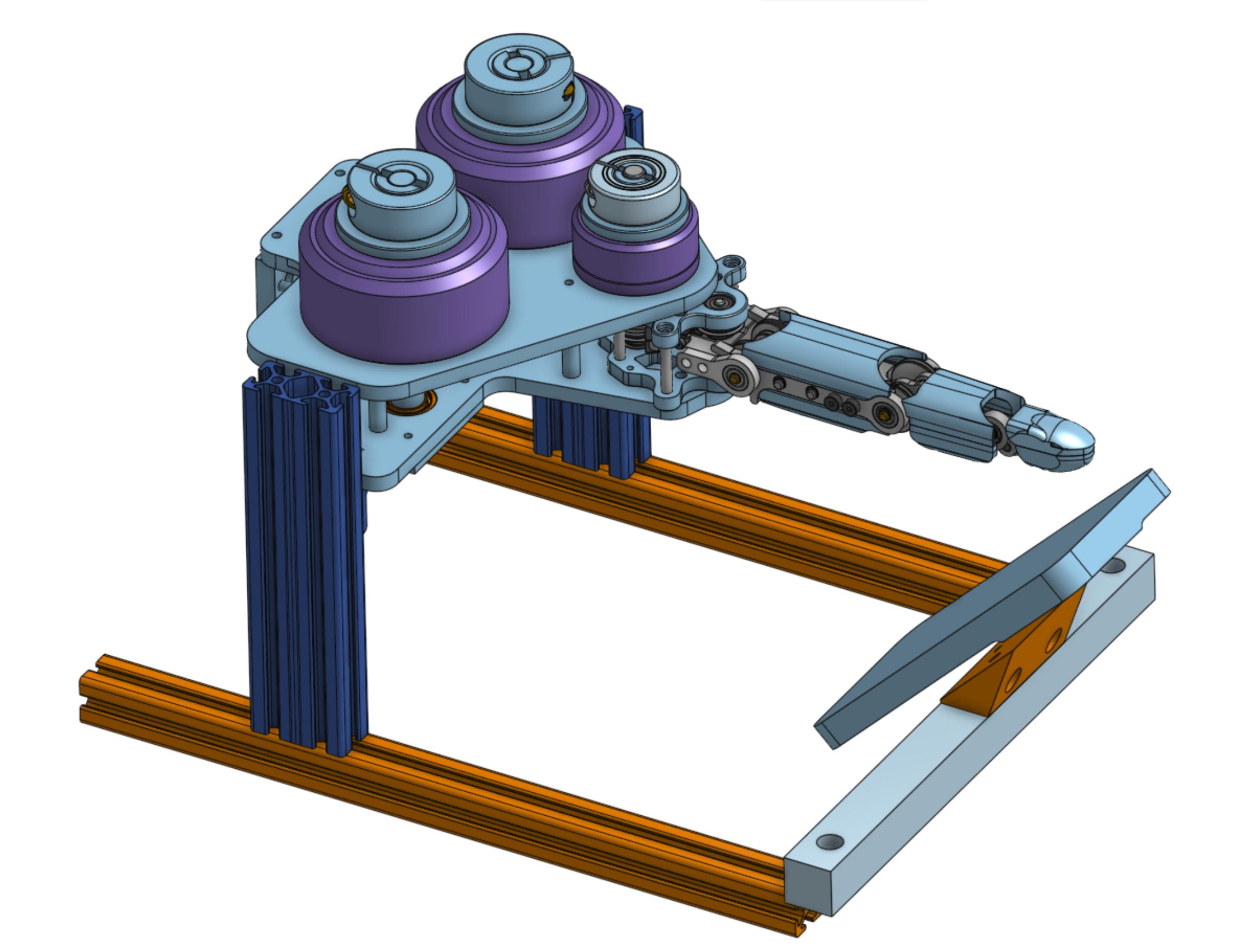 CAD of the wrist assembly